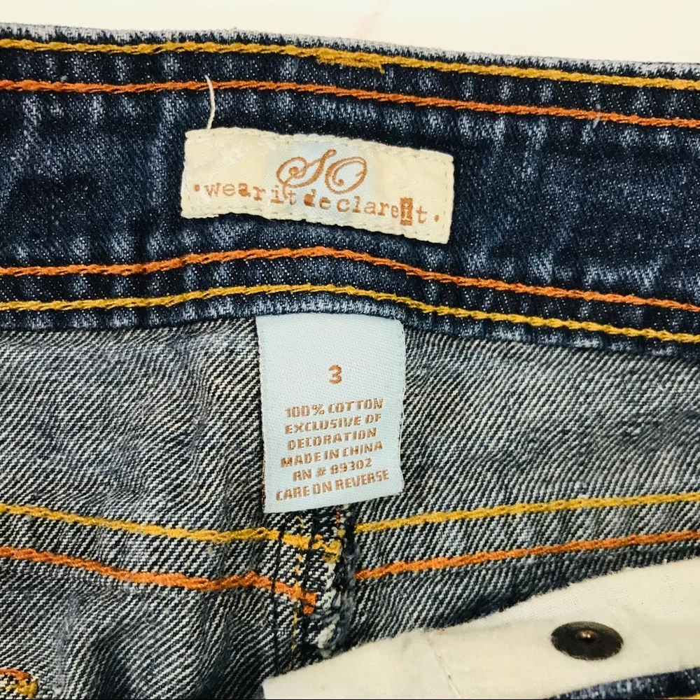 SO Mini Jean Skirt, Blue, Juniors 3
